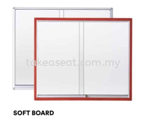 Notice Board Sliding Glass