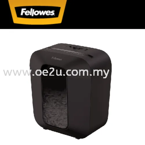 Fellowes LX25 Home/Small Office Cross-Cut Paper Shredder (Shred Capacity: 6 Sheets ; Cross Cut: 4x37mm ; Bin Capacity: 11.5 Liters)