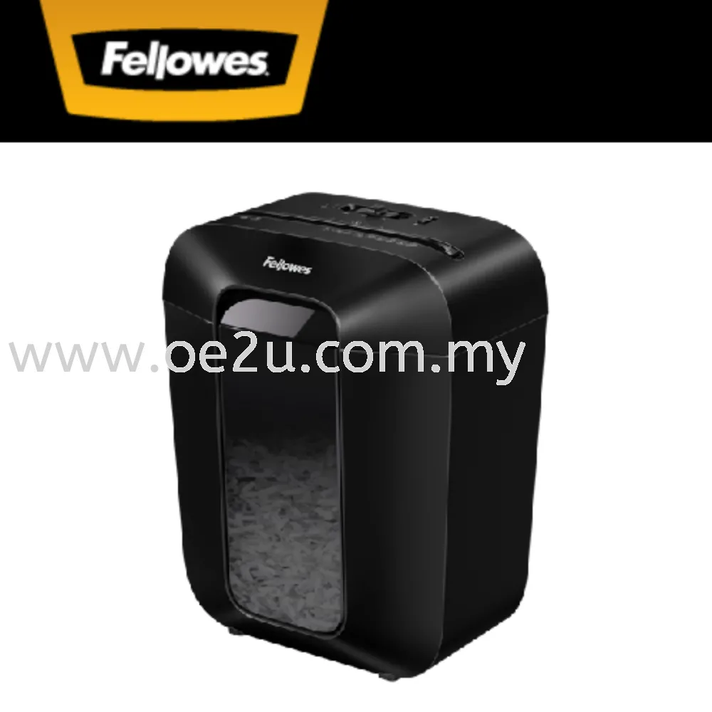 Fellowes LX45 Home/Small Office Cross-Cut Paper Shredder (Shred Capacity: 8 Sheets ; Cross Cut: 4x37mm ; Bin Capacity: 17 Liters)