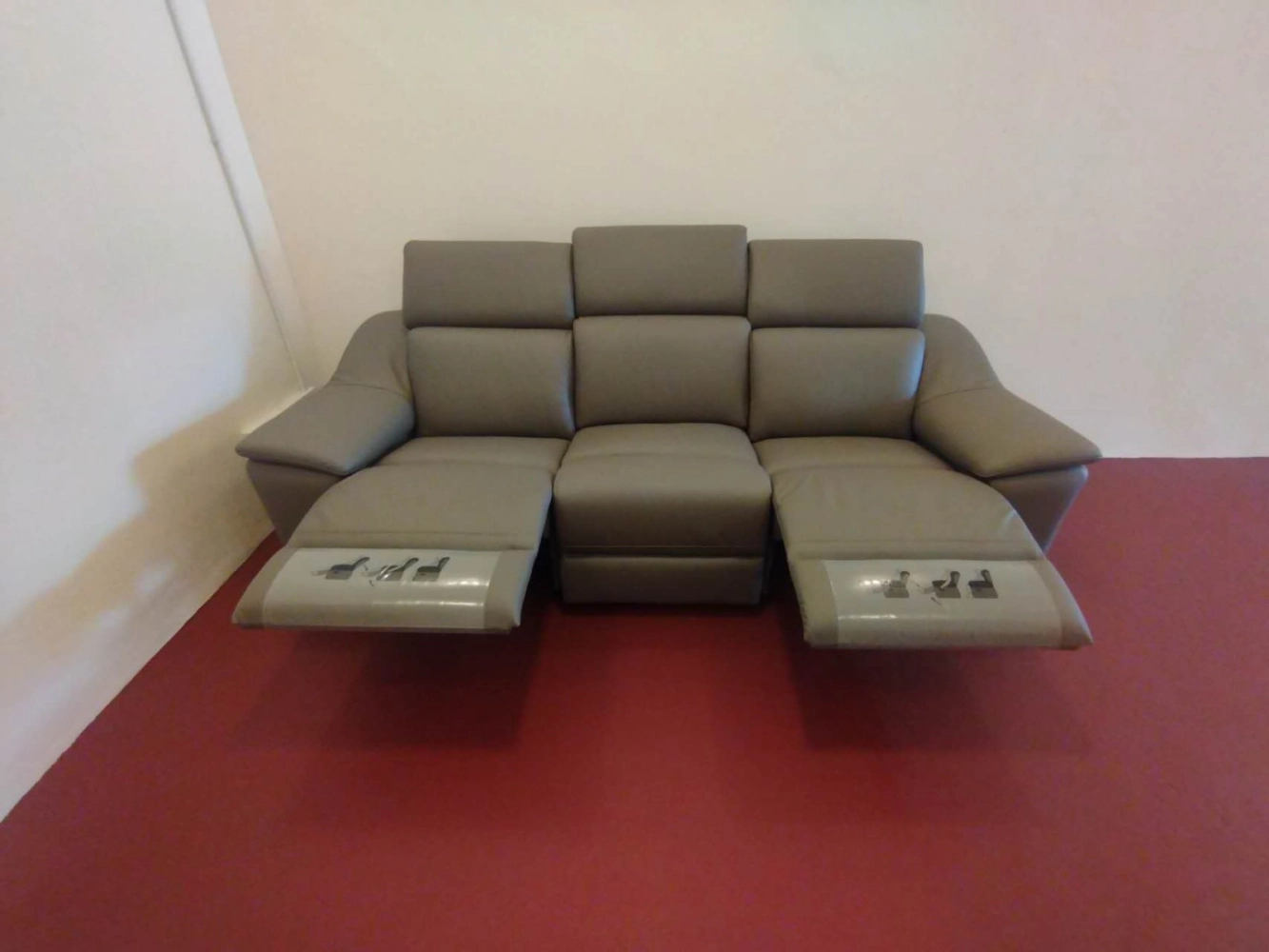 3 Seater Leather Recliner Sofa | Sofa Furniture Shop in Penang Kedah Perak KL