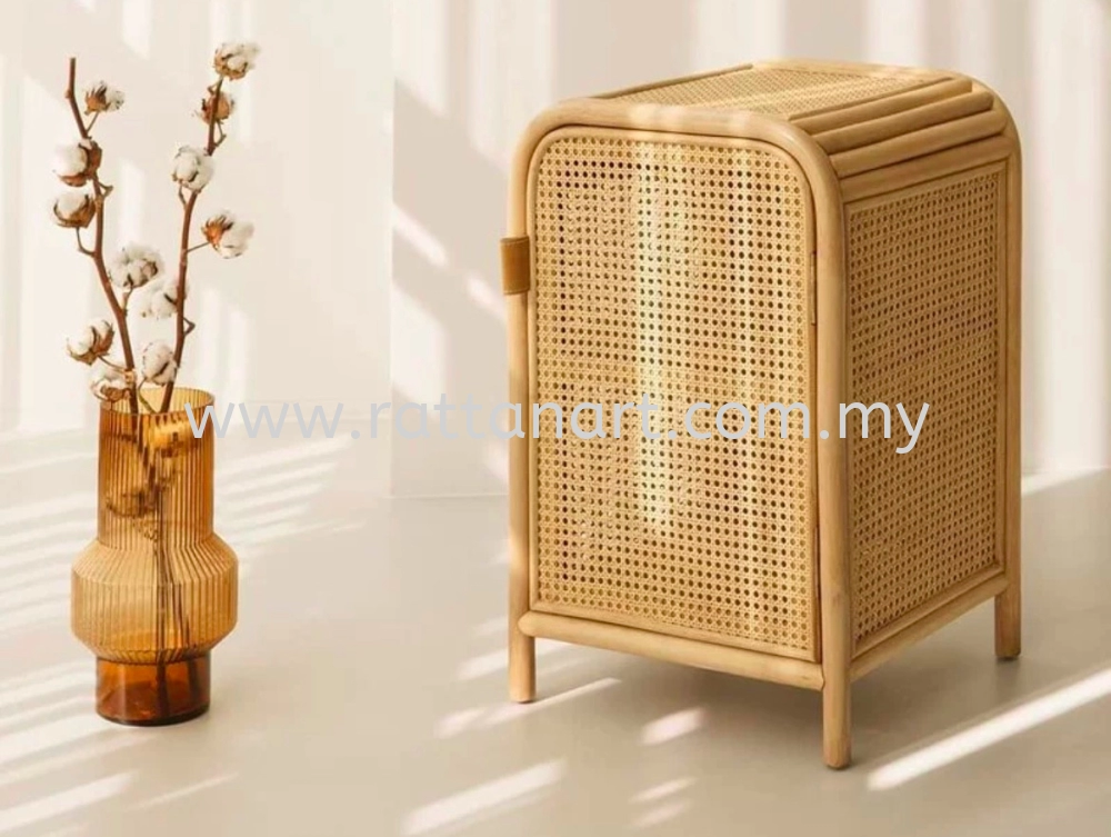 RATTAN SIDE TABLE