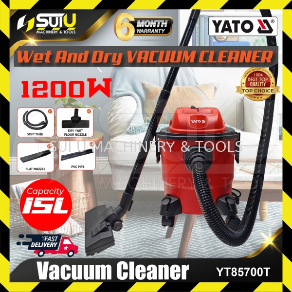 YATO YT-85700T / YT85700 / YT-85700 15L 2IN1 Wet & Dry Vacuum Cleaner 1200W w/ Accessories Vacuum Cleaner Cleaning Equipment Kuala Lumpur (KL), Malaysia, Selangor, Setapak Supplier, Suppliers, Supply, Supplies | Sui U Machinery & Tools (M) Sdn Bhd