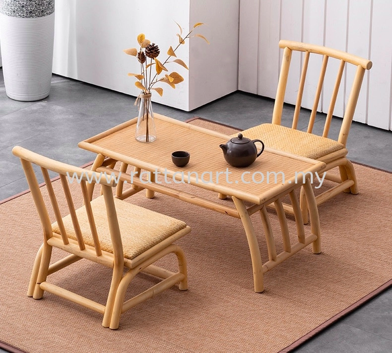 RATTAN COFFEE TABLE