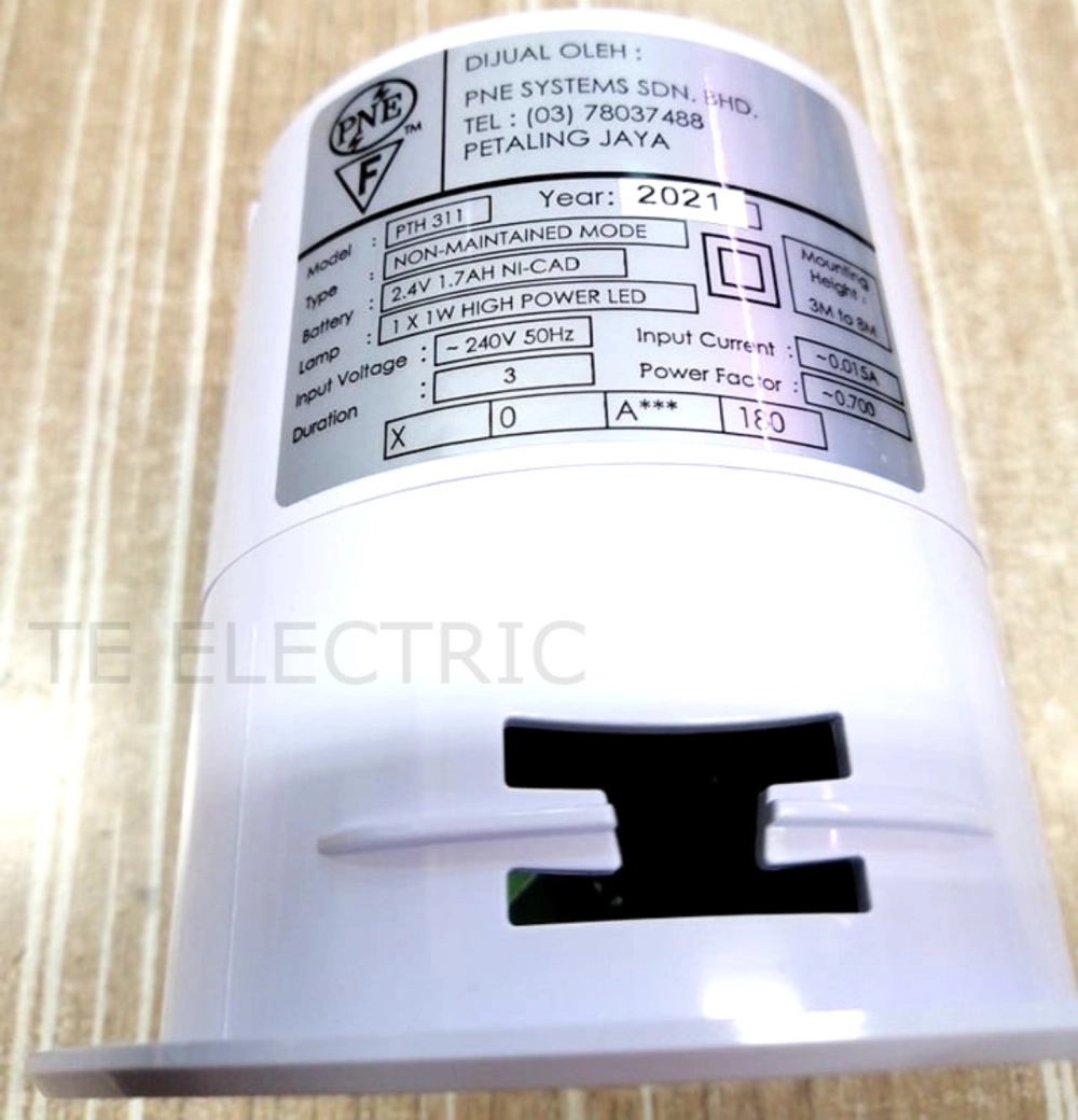 PNE PTH-311 ROUND RECESSED TYPE LED EMERGENCY LIGHT Johor Bahru (JB ...
