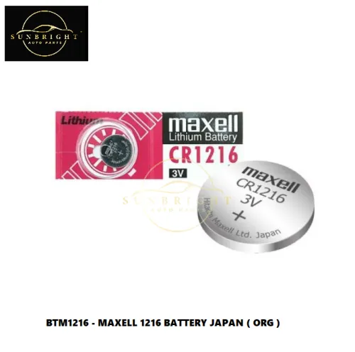 BTM1216 - MAXELL 1216 BATTERY JAPAN ( ORG )