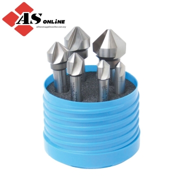 KENNEDY Countersink Set, Countersink, Straight Shank, Set of 6, Cobalt High Speed Steel, Uncoated / Model: KEN0201160K