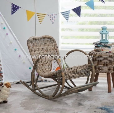 RATTAN KID'S ROCKING CHAIR