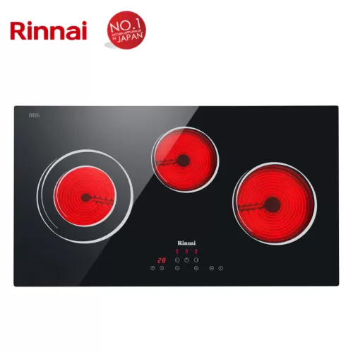 Rinnai 70cm 3 Zone Vitroceramic Hob RB-7013E-CB