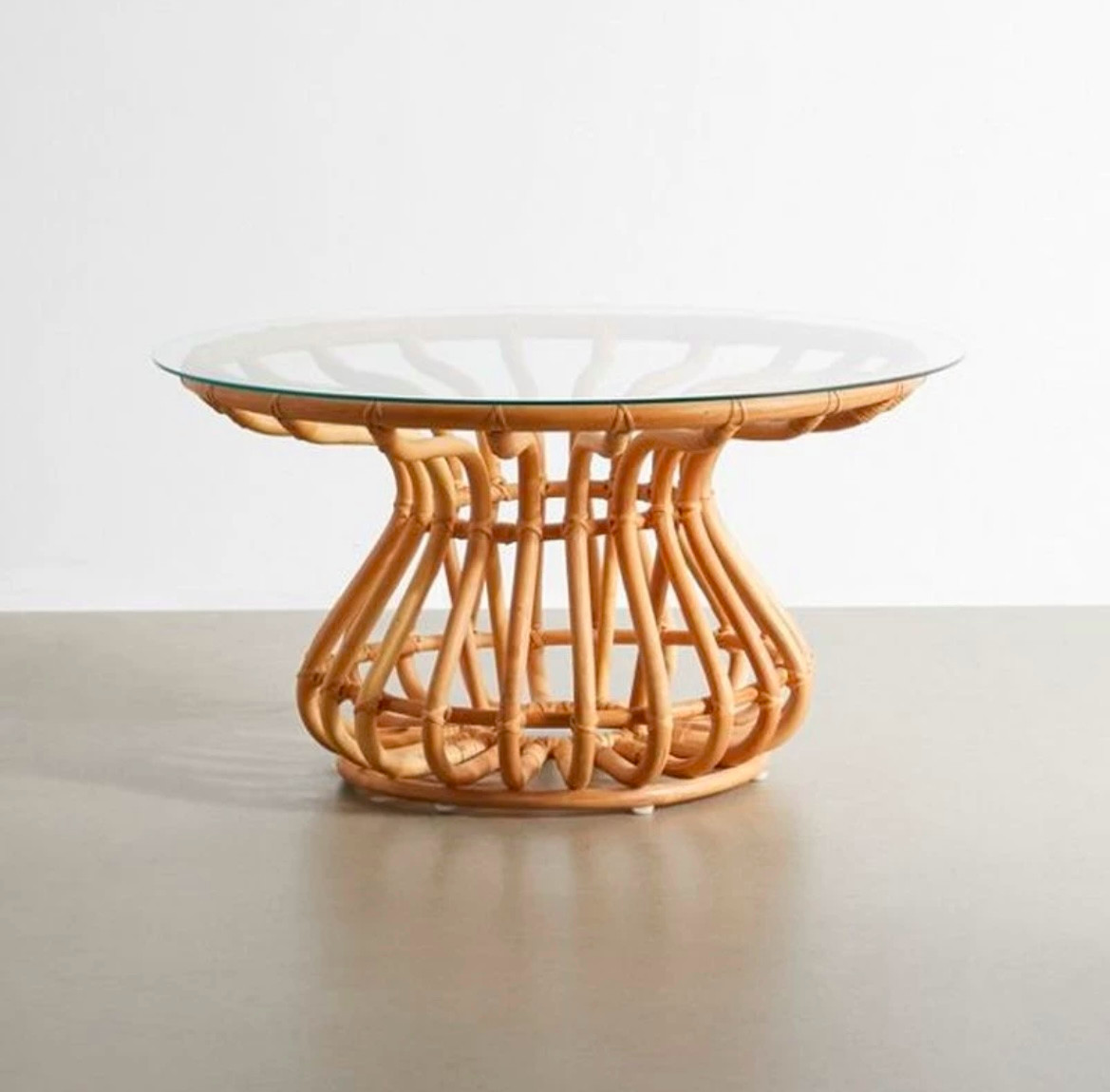 Keter California Taupe Rattan Coffee Table 68 x 68cm