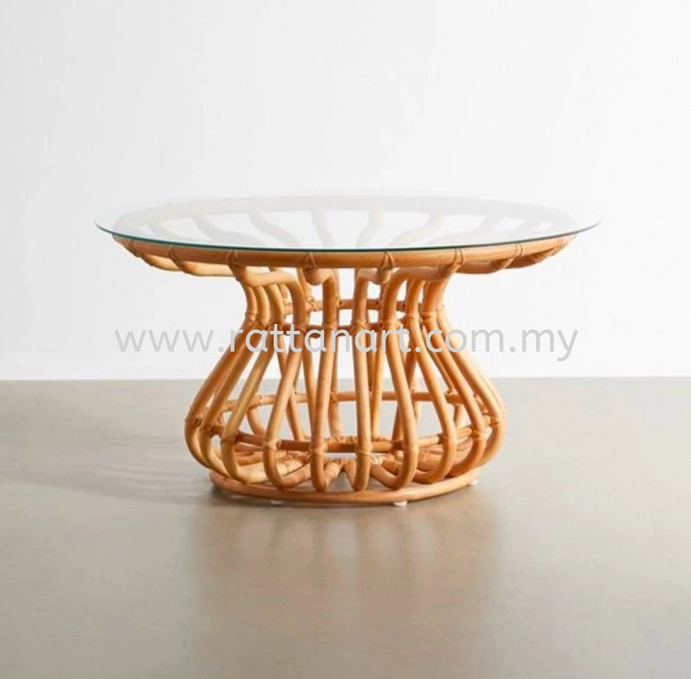 RATTAN COFFEE TABLECO