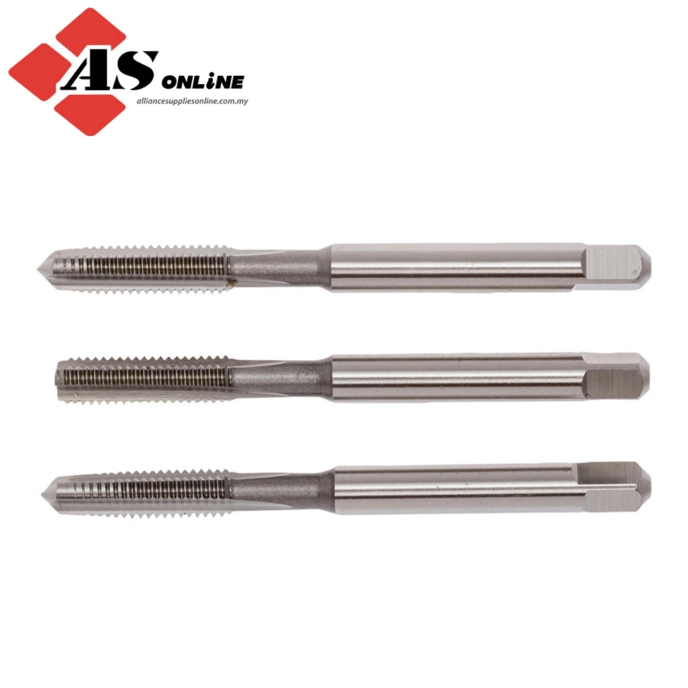 SHERWOOD Tap Set, M5.0 x 0.80, Metric Coarse, High Speed Steel, Bright, Set of 3 / Model: SHR0850330D