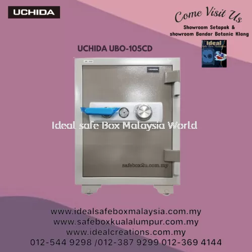 Uchida UBO-105CD Fire Resistant Safe Box (Dial Lock)_105kg