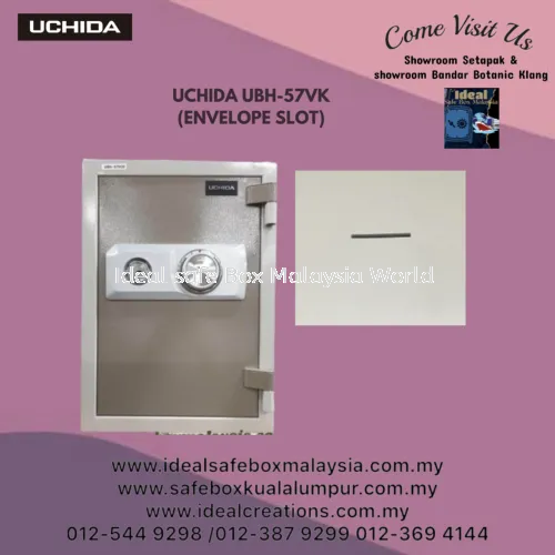 Uchida UBO-105E Fire Resistant Safe Box with Envelope Slot (Digital Lock)_105kg