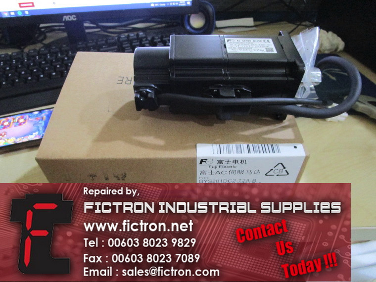 GYS201DC2-T2A-B GYS201DC2T2AB FUJI ELECTRIC AC Servo Motor Supply Repair Malaysia Singapore Indonesia USA Thailand