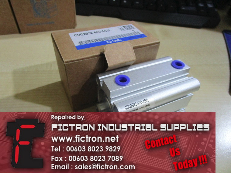 CDQ2B32-40D-A93L CDQ2B3240DA93L SMC Pneumatic Compact Cylinder Supply Malaysia Singapore Indonesia USA Thailand