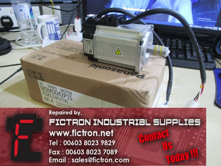 MSMD042P1S PANASONIC AC Servo Motor Supply Repair Malaysia Singapore Indonesia USA Thailand