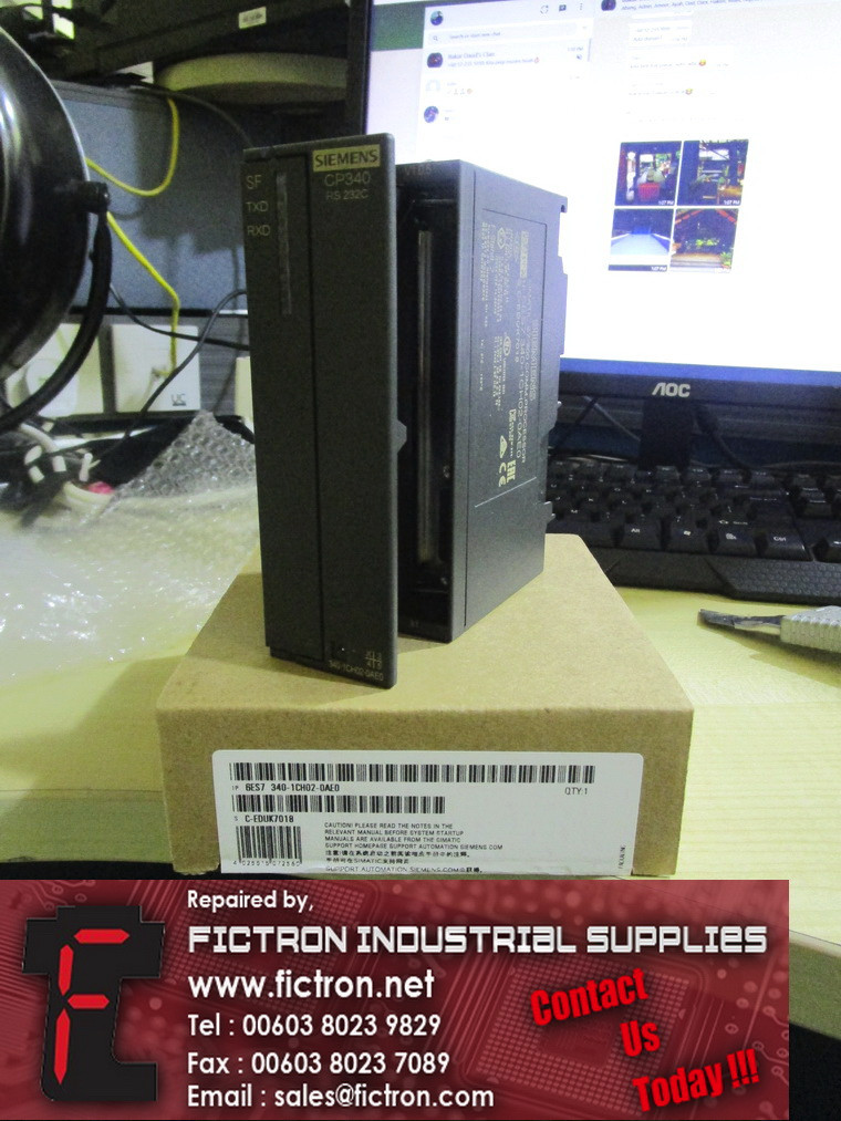 6ES7 340-1CH02-0AE0 6ES73401CH020AE0 SIMATIC S7-300 SIEMENS PLC Communication Processor Module Supply Repair Malaysia Singapore Indonesia USA Thailand