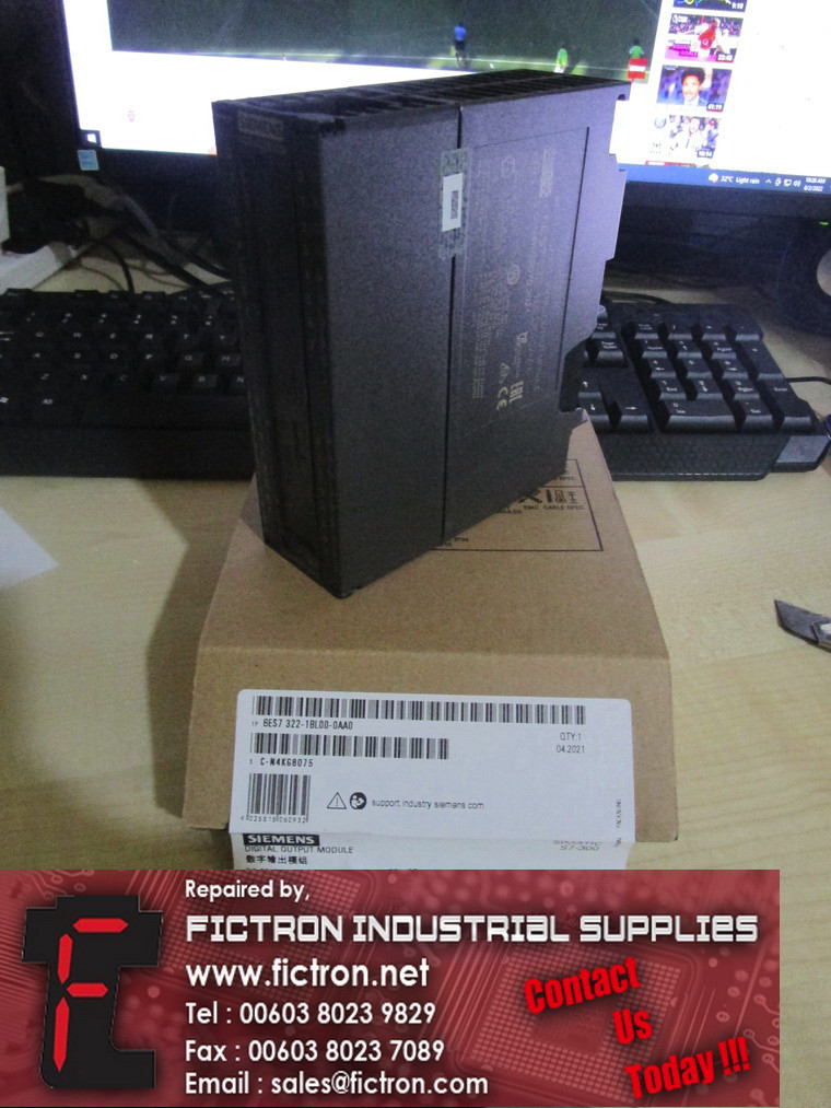 6ES7 322-1BL00-0AA0 6ES73221BL000AA0 SIEMENS PLC Digital Output Module Supply Repair Malaysia Singapore Indonesia USA Thailand