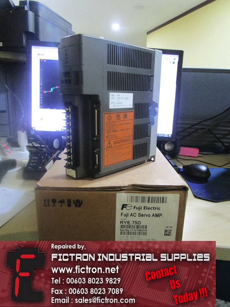 RYE.75D FUJI ELECTRIC Servo Drive Supply Repair Malaysia Singapore Indonesia USA Thailand