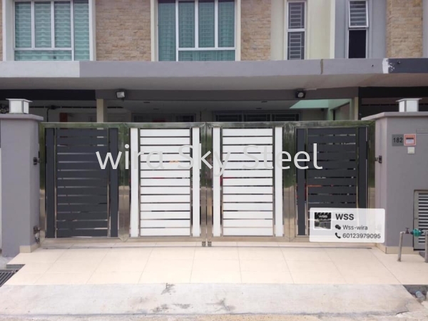 Stainless Steel Gate Stainless Steel Gate Selangor, Malaysia, Kuala Lumpur (KL), Semenyih Supplier, Suppliers, Supply, Supplies | Wira Sky Steel Sdn Bhd