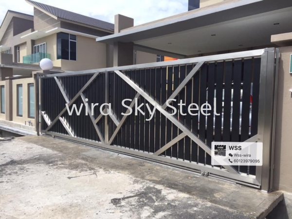 Stainless Steel Gate Stainless Steel Gate Selangor, Malaysia, Kuala Lumpur (KL), Semenyih Supplier, Suppliers, Supply, Supplies | Wira Sky Steel Sdn Bhd