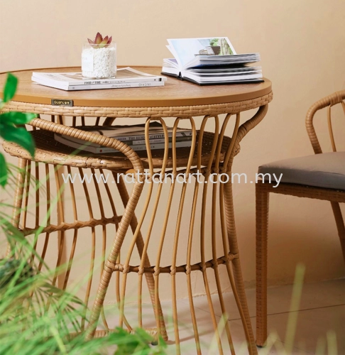 RATTAN BAR TABLE