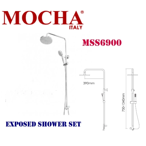 Mocha Exposed Shower Set MSS6900