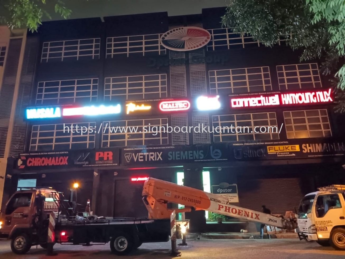 D'P STAR GROUP ALUMINIUM PANEL 3D LED BOX UP LETTERING SIGNAGE SIGNBOARD AT KEMAMAN KUALA TERENGGANU MALAYSIA