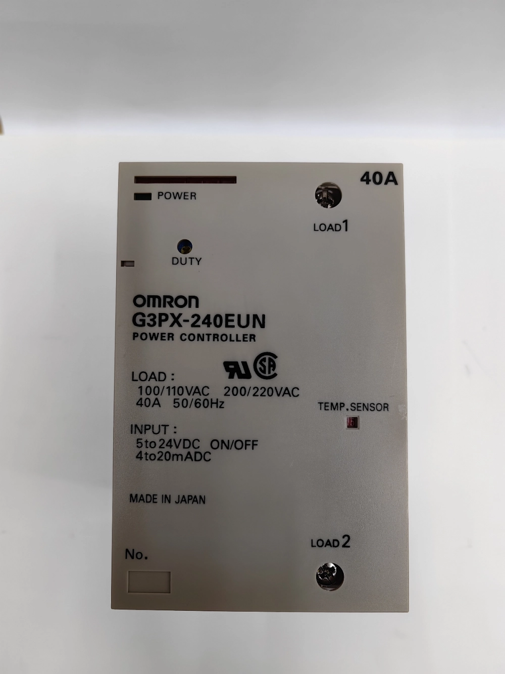 OMRON POWER CONTROLLER G3PX-240EUN