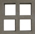 VCB-023 Window 4 Breeze Cement Block-Grey Viettiles Wall Tile Johor Bahru (JB), Malaysia Wall & Floor Tiles, Toilet Appliances  | Fuii Seh Tiling Sdn Bhd