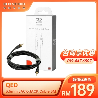 QED 3.5mm JACK-JACK Cable 3M