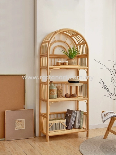 RATTAN DISPLAY SHELF