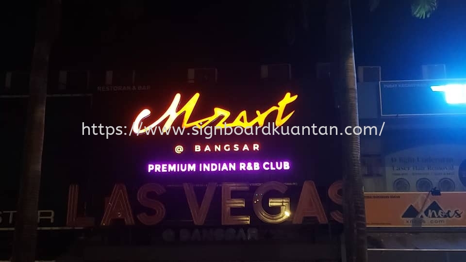 MOZART OUTDOOR 3D LED FRONTLIT SIGNAGE SIGNBOARD AT KEMAMAN KUALA TERENGGANU