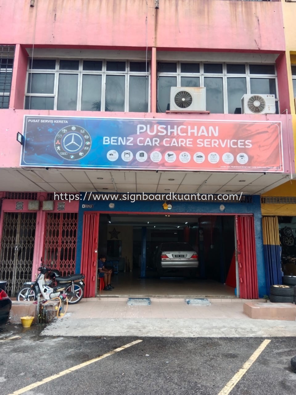 PUSHCHAN METAL G.I SIGNAGE AT ROMPIN PAHANG MALAYSIA