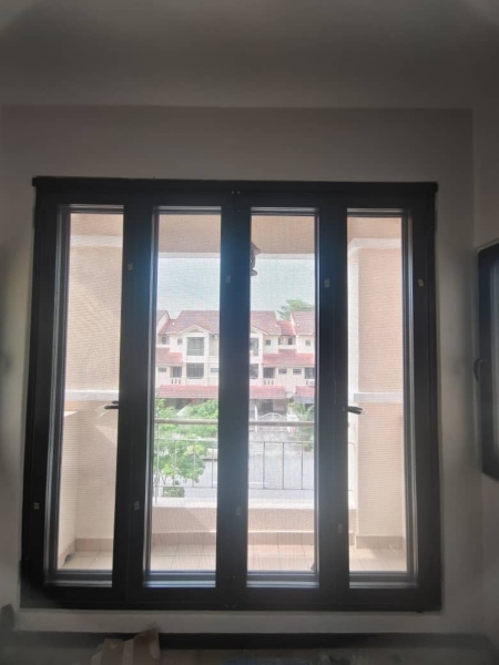 ampang folding door aluminium and glass  Folding Door Selangor, Malaysia, Kuala Lumpur (KL), Shah Alam Supplier, Suppliers, Supply, Supplies | Supra Aluminium Sdn Bhd