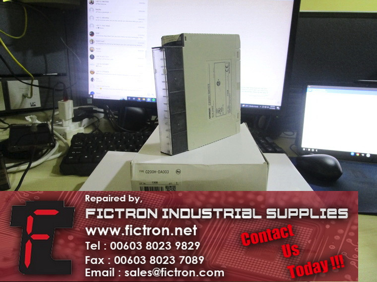 C200H-DA003 C200HDA003 OMRON PLC D/A Unit Supply Repair Malaysia Singapore Indonesia USA Thailand