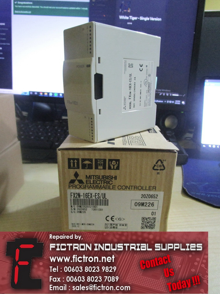 FX2N-16EX-ES UL FX2N16EXESUL MITSUBISHI ELECTRIC PLC I/O Module Supply Repair Malaysia Singapore Indonesia USA Thailand