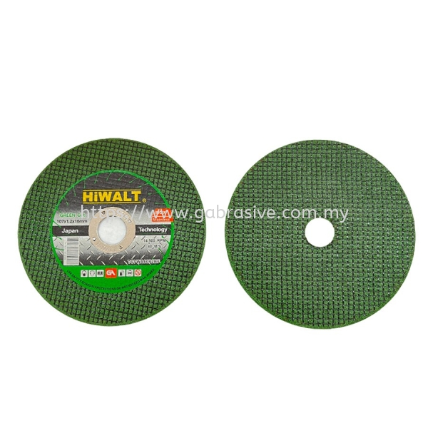 HIWALT Green Cutting Disc Cutting Disc Selangor, KL, Shah Alam, Malaysia Wholesale, Supplier, Supply | General Abrasive (M) Sdn Bhd