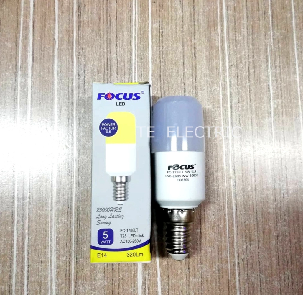 FOCUS E14 LED STICK BULB 5W 320 LMN LED STICK BULB DAYLIGHT / WARMWHITE