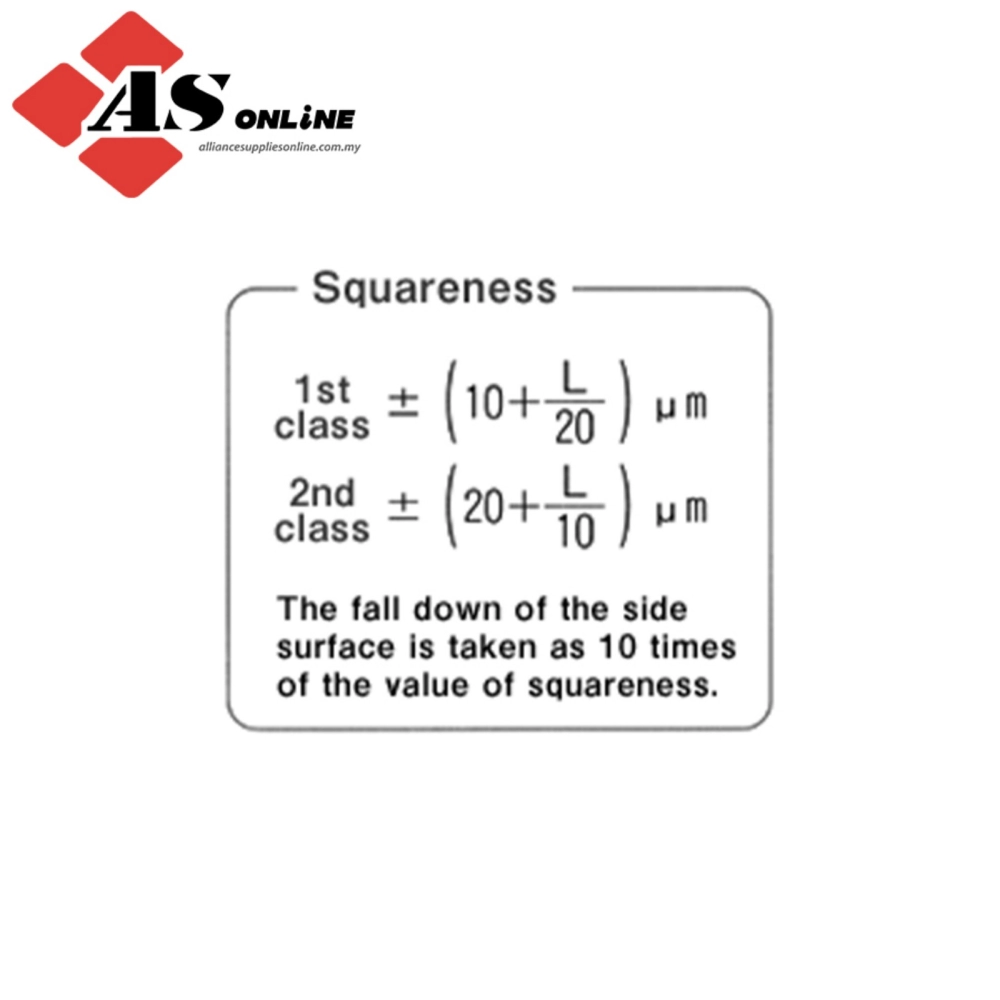 RIKEN Precision Flat Square JIS 2nd Class / Model: ASHS2-50