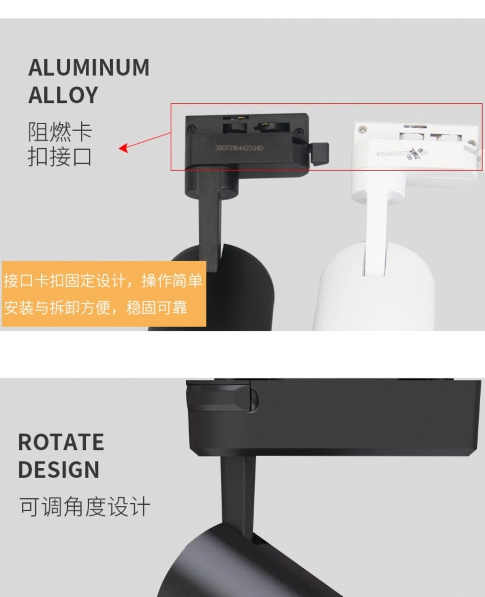 FSL 12W / 18W / 24W TRACK LIGHT RAIL TYPE LED CEILING SPOT LAMP 3000K / 4000K / 6500K ADJUSTABLE DECORATION