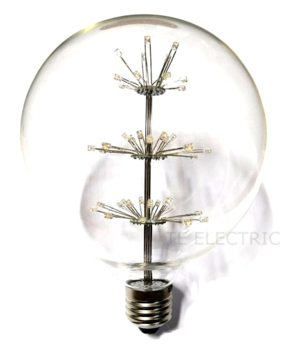 G125 E27 10W LED GLOBE STAR BULB DECORATION ANTIQUE LIGHT (WARMWHITE)