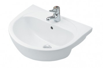 INNO-WB2013 Pisa Semi-Recessed Basin Wash Basin Inno Bathroom Johor Bahru (JB), Malaysia Wall & Floor Tiles, Toilet Appliances  | Fuii Seh Tiling Sdn Bhd