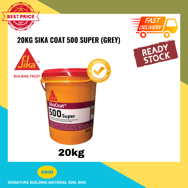 SikaCoat®-500 Super(Grey) 20kg Building Material  Selangor, Malaysia, Kuala Lumpur (KL), Rawang Supplier, Suppliers, Supply, Supplies | SIGNATURE BUILDING MATERIAL SDN BHD