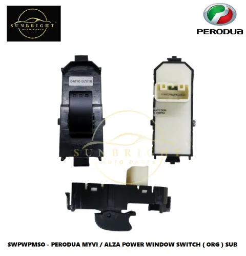 SWPWPMSO - PERODUA MYVI / ALZA POWER WINDOW SWITCH ( ORG ) SUB