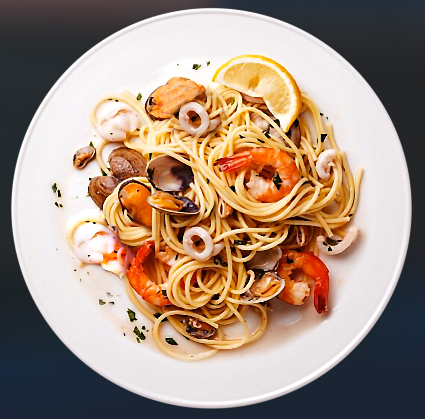 SEAFOOD AGLIO OLIO