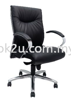 EXECUTIVE LEATHER CHAIR - PK-ECLC-35-M-L1 - PELLE MEDIUM BACK CHAIR Leather Chair Leather Office Chair Office Chair Johor Bahru (JB), Malaysia Supplier, Manufacturer, Supply, Supplies | PK Furniture System Sdn Bhd