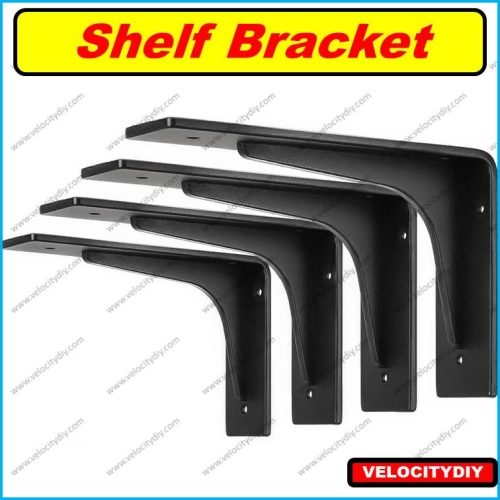 （墙上三角支架支撑架）Premium Alloy Metal Heavy Duty Shelf Bracket