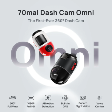 70mai 360 Dashcam Omni