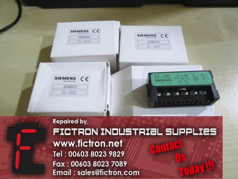 169800 SIEMENS Rectifier Brake Module Supply Malaysia Singapore Indonesia USA Thailand